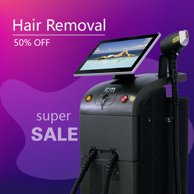 Leichtes Diodenlaser-Haarentfernungsgerät mit Rapid-Cooling-Technologie, das Beschwerden während der Behandlung minimiert