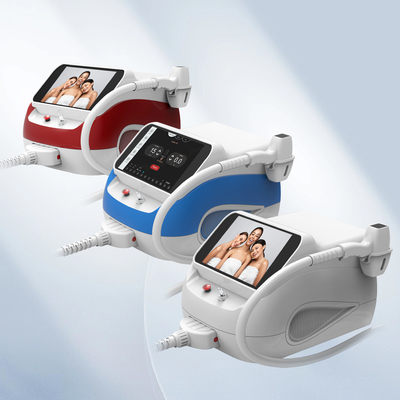 Drei-Wellen-Portable Laser-Haarentfernung Maschine für Salon Klinik Englische Sprache Option