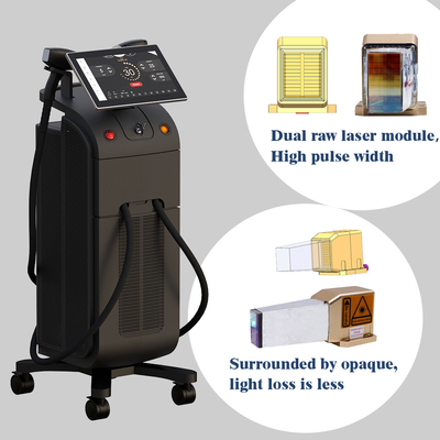 Effektive Haarentfernung mit 755 808 940 1064nm Diodenlaser 1600-2400W Hochleistung