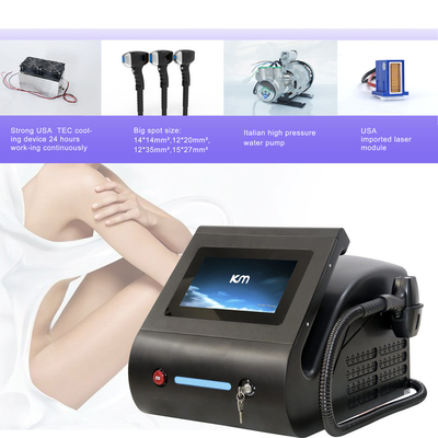 Stationäre 808nm-Portable Diodenlasermaschine ohne Q-Switch-Technologie