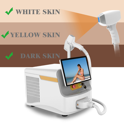 Tragbare medizinische Laser-Haarentfernung 808nm-810nm CE genehmigt