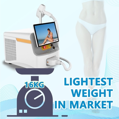 Tragbare medizinische Laser-Haarentfernung 808nm-810nm CE genehmigt