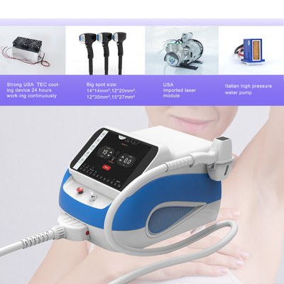 Professionelle tragbare Laser-Haarentfernung für den Salon / Zuhause