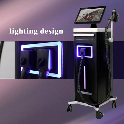 3000W Hochleistungsgriffe 808nm Diodenlaser-Haarentfernung Maschine mit 6 austauschbaren Behandlungsköpfen
