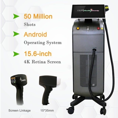 Schmerzlose Diodenlaser-Haarentfernung Maschine OEM ODM für Hautverengung