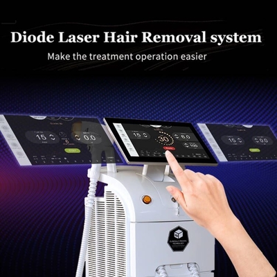 Schmerzlose Diodenlaser-Haarentfernung Maschine OEM ODM für Hautverengung