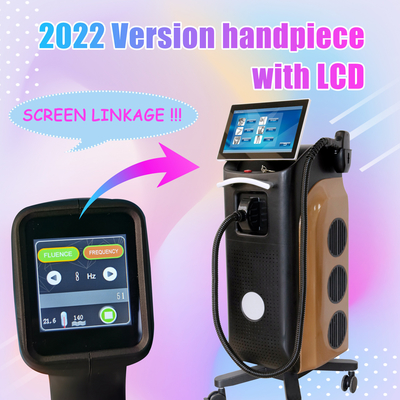 2023 Ice Platinum 808nm Dioden-Haarentfernungshandle mit manueller CD und Online-Schulung