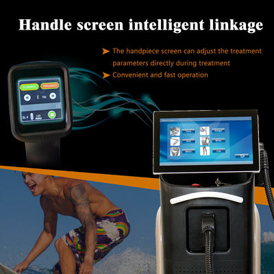 Handheld-Diodenlaser-Haarentfernungsgerät, das schnelle Behandlungsgeschwindigkeiten und sicheren Betrieb bietet, ideal für dermatologische Zentren