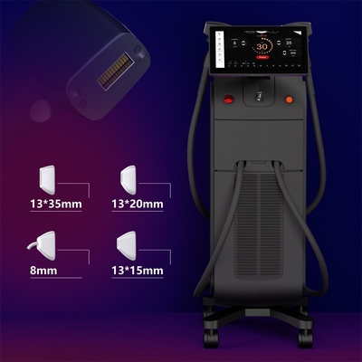 Professionelle 1800W Laserdiode 808nm Haarentfernung Maschine mit austauschbarer Fleckengröße