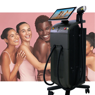 1200W1600W Platin-Titan-/Diodenlaser 755 808 1064 3 Wellen 808 nm Diodenlaserausrüstung
