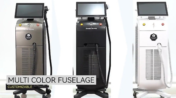 1200W1600W Platin-Titan-/Diodenlaser 755 808 1064 3 Wellen 808 nm Diodenlaserausrüstung