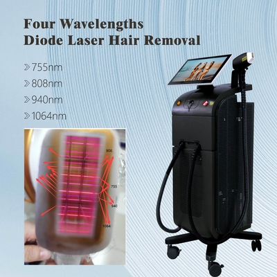 4 in 1 Diodenlaser E-Light OPT IPL Haarentfernung Maschine für Tattoo-Entfernung