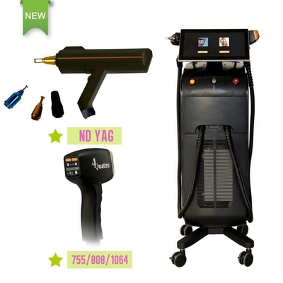 3 Wellenlänge Laser-Haarentfernung 808nm 1064nm 755nm für Frauen Permanente Schönheit
