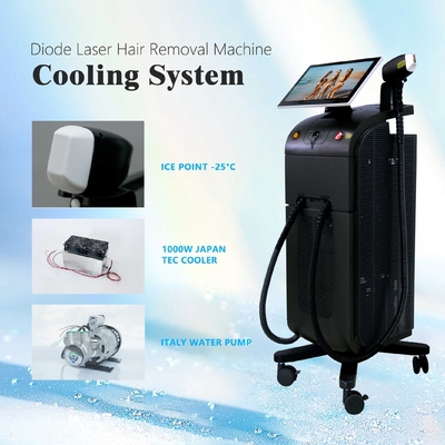 Leistungsstarke 810NM Diodenlaser-Haarentfernung Maschine mit fortgeschrittenen IPL und ND YAG