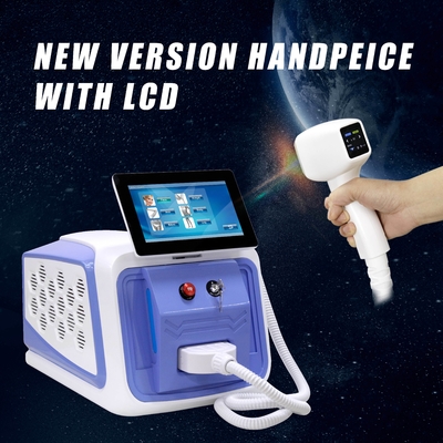 800W Diodenlaser-Haarentfernung 755nm 1064nm 808nm Trio-Laser-Maschine