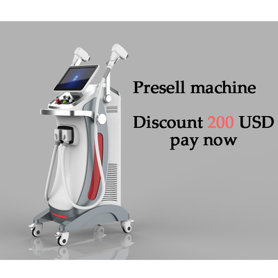 IPL Vier Wellenlängen Schmerzfreie Laser-Haarentfernung Maschine Diode 755nm 808nm 940nm 1064nm