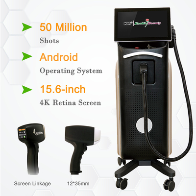 KM Diodo Trio Diode Laser XL Eis 808nm Haarentfernung Maschine angepasst