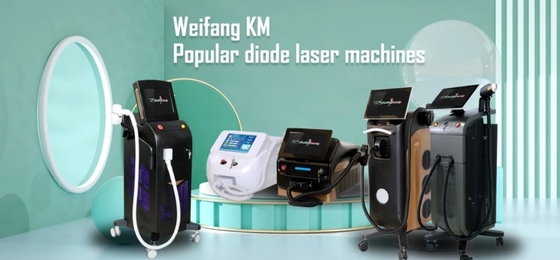 Tragbare Faserdioden-Laser-Haarentfernung Eismaschine für Hautpflege und Schönheit