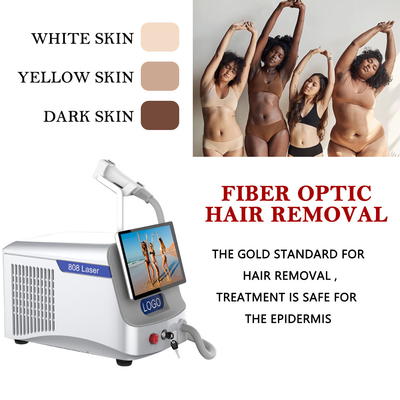 OEM-ODM-Faser-gekoppelte Dioden-Laser-Haarentfernung Maschine 808nm Wellenlänge