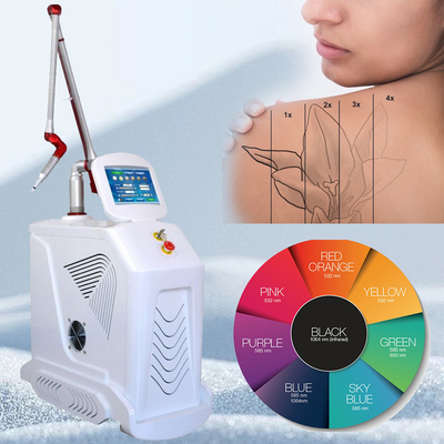 Feststehende Picosecond Lasermaschine 2000W Q Switched Nd YAG Laser Tattoo Entfernung Maschine