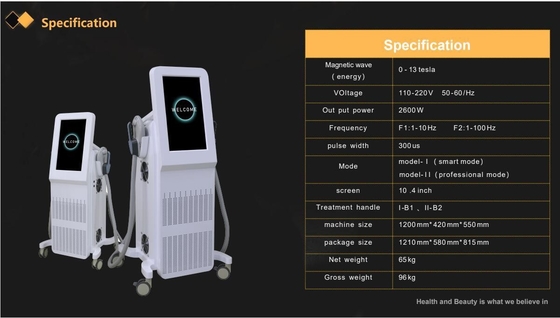 4 Handgriff RF EMS-Maschine Professionelle EMS-Neo-Maschine für die Körperformung
