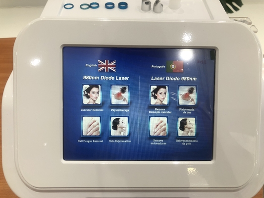 980nm Diodenlaser- Gefäßentfernung Maschine Portable Hautverjüngung Laser-Maschine