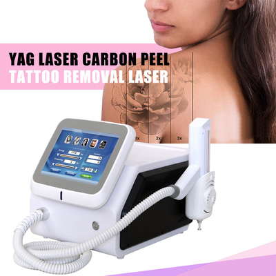 Medizinische Nd YAG Haarentfernung Maschine 1064nm 532nm Laser Tattoo Entfernung Ausrüstung