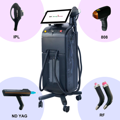755nm 808nm 1064nm Dioden Laser Haarentfernung und Tattoo Entfernung Maschine