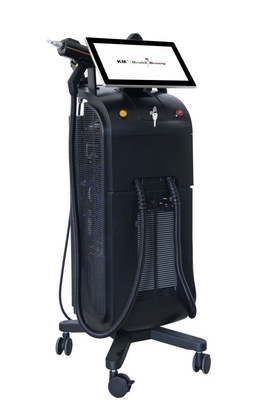 Multifunktionale OPT IPL RF ND YAG Lasermaschine zur Haarentfernung mit 15-Zoll-Touchscreen