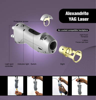 Großflächengroße Kerzenlaser-Alexandrit-Haarentfernung Weißhaar-REMOVAL 2000w-Alexandrit-Laser-Gerät