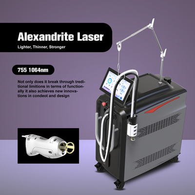 Großflächengroße Kerzenlaser-Alexandrit-Haarentfernung Weißhaar-REMOVAL 2000w-Alexandrit-Laser-Gerät