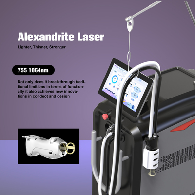 Großflächengroße Kerzenlaser-Alexandrit-Haarentfernung Weißhaar-REMOVAL 2000w-Alexandrit-Laser-Gerät