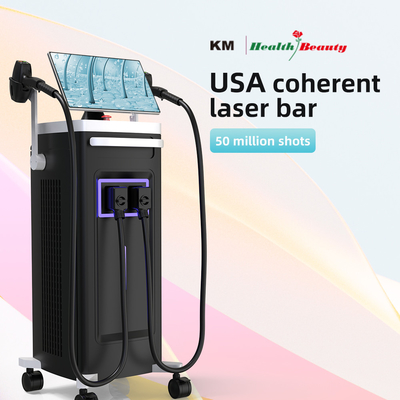 808 Diode Laser Eis Haare Entfernen Maschine 4 Wellenlängen 1064nm Wechselbare Fleckengröße Android-System