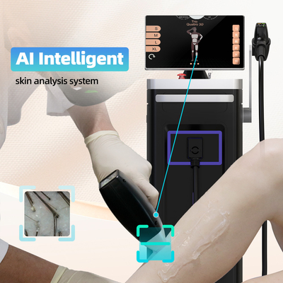 808nm Kommerzielle Verwendung Spa-Salon Laser-Haarentfernung mit Ultra-niedrigen Temperaturen