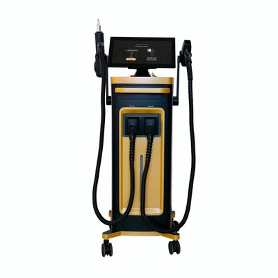 2 in 1 Laserdiodenmaschine Portable und stationäre Tattoo Entfernung 810nm 808nm Q-Switched ND Yag Diode Laser 810nm