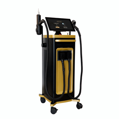 2 in 1 Laserdiodenmaschine Portable und stationäre Tattoo Entfernung 810nm 808nm Q-Switched ND Yag Diode Laser 810nm