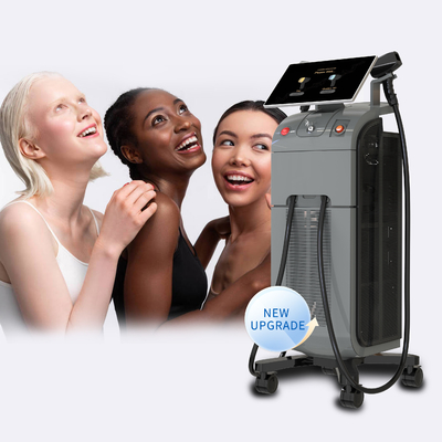Neueste Hochleistungsdiodenlaser 808 nm Eis Platin Titan 4 Wellenlänge Diodenlaser Haare entfernen 3 Jahre Garantie Maschine