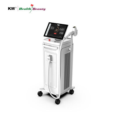 AI Neue KM-System 300-2400W 755nm 808nm 1064nm Eis Titandioden Laser Haarentfernung Maschine