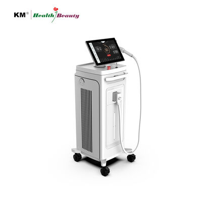 KM D16 Weiße Schale Portugal Enthaarung Diode 755nm 3 Welle 810nm 808 nm Diode Laser Haare entfernen Maschine