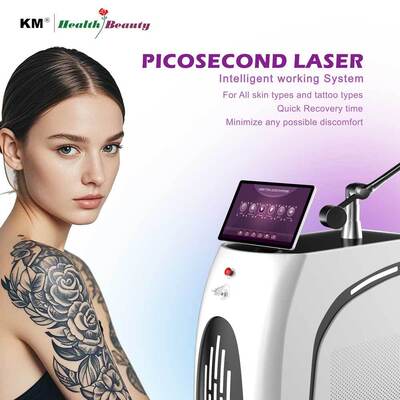 KM Hochenergie-Langpulse Nd YAG Alexandrit-Laser-Haarentfernung Hautpflege 755nm 1064nm Lasermaschine für professionelle Verwendung