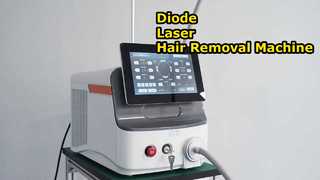 Diodenlaser-Haarentfernung für glatte Haut